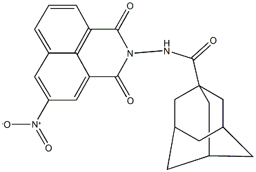 N-(5-nitro-1,3-dioxo-1H-benzo[de]isoquinolin-2(3H)-yl)-1-adamantanecarboxamide Structure