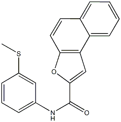 445426-66-4 N-[3-(methylsulfanyl)phenyl]naphtho[2,1-b]furan-2-carboxamide