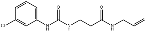 N-allyl-3-{[(3-chloroanilino)carbonyl]amino}propanamide|