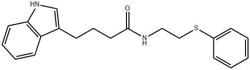 4-(1H-indol-3-yl)-N-[2-(phenylsulfanyl)ethyl]butanamide|