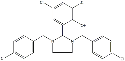2-[1,3-bis(4-chlorobenzyl)-2-imidazolidinyl]-4,6-dichlorophenol|