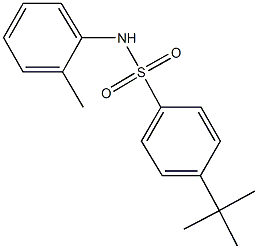 4-tert-butyl-N-(2-methylphenyl)benzenesulfonamide Structure
