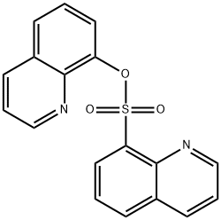 8-quinolinyl 8-quinolinesulfonate 化学構造式