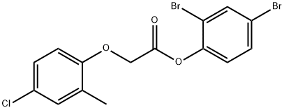 2,4-dibromophenyl (4-chloro-2-methylphenoxy)acetate,457923-86-3,结构式
