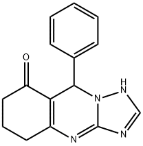 9-phenyl-5,6,7,9-tetrahydro[1,2,4]triazolo[5,1-b]quinazolin-8(4H)-one Struktur