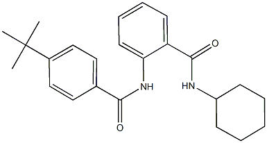 2-[(4-tert-butylbenzoyl)amino]-N-cyclohexylbenzamide|