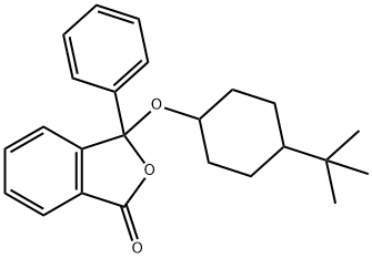 3-[(4-tert-butylcyclohexyl)oxy]-3-phenyl-2-benzofuran-1(3H)-one Structure