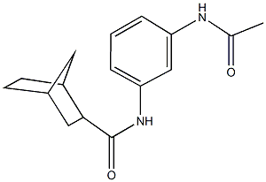 N-[3-(acetylamino)phenyl]bicyclo[2.2.1]heptane-2-carboxamide Structure