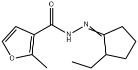 N'-(2-ethylcyclopentylidene)-2-methyl-3-furohydrazide,468759-98-0,结构式