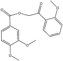 474416-24-5 2-(2-methoxyphenyl)-2-oxoethyl 3,4-dimethoxybenzoate
