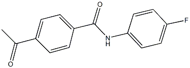4-acetyl-N-(4-fluorophenyl)benzamide|