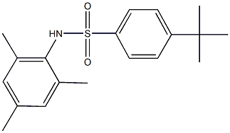 4-tert-butyl-N-mesitylbenzenesulfonamide Structure