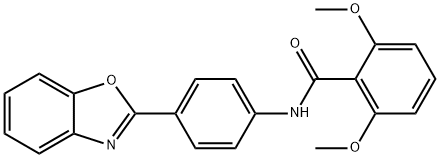 477504-01-1 N-[4-(1,3-benzoxazol-2-yl)phenyl]-2,6-dimethoxybenzamide