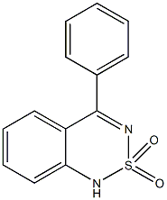4-phenyl-1H-2,1,3-benzothiadiazine 2,2-dioxide Structure