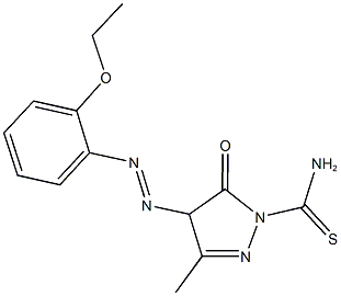 481702-99-2 4-[(2-ethoxyphenyl)diazenyl]-3-methyl-5-oxo-4,5-dihydro-1H-pyrazole-1-carbothioamide