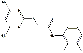 482641-36-1 2-[(4,6-diamino-2-pyrimidinyl)sulfanyl]-N-(2,3-dimethylphenyl)acetamide