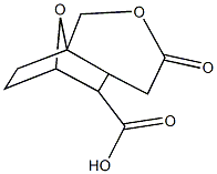 4-oxo-3,11-dioxatricyclo[6.2.1.0~1,6~]undecane-7-carboxylic acid Struktur