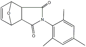 4-mesityl-10-oxa-4-azatricyclo[5.2.1.0~2,6~]dec-8-ene-3,5-dione 结构式