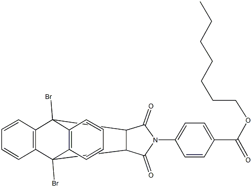 485388-40-7 heptyl 4-(1,8-dibromo-16,18-dioxo-17-azapentacyclo[6.6.5.0~2,7~.0~9,14~.0~15,19~]nonadeca-2,4,6,9,11,13-hexaen-17-yl)benzoate