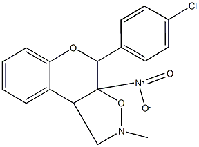 488785-40-6 4-(4-chlorophenyl)-3a-nitro-2-methyl-1,3a,4,9b-tetrahydro-2H-chromeno[4,3-d]isoxazole