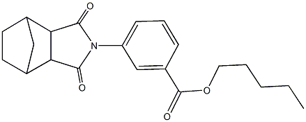 488785-78-0 pentyl 3-(3,5-dioxo-4-azatricyclo[5.2.1.0~2,6~]dec-4-yl)benzoate