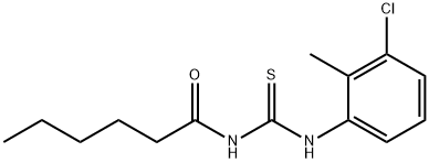 490015-72-0 N-(3-chloro-2-methylphenyl)-N'-hexanoylthiourea