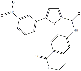 491607-21-7 ethyl 4-[(5-{3-nitrophenyl}-2-furoyl)amino]benzoate