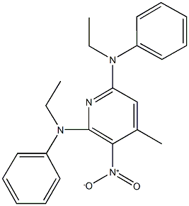 2,6-bis(ethylanilino)-3-nitro-4-methylpyridine Structure