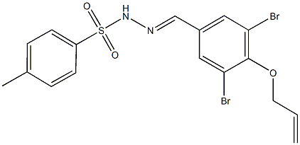 N'-[4-(allyloxy)-3,5-dibromobenzylidene]-4-methylbenzenesulfonohydrazide|