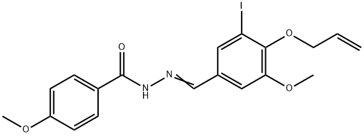 494758-48-4 N'-[4-(allyloxy)-3-iodo-5-methoxybenzylidene]-4-methoxybenzohydrazide