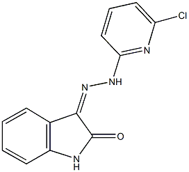 1H-indole-2,3-dione 3-[(6-chloro-2-pyridinyl)hydrazone]|