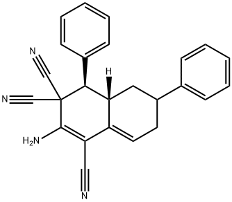 494792-01-7 2-amino-4,6-diphenyl-4a,5,6,7-tetrahydro-1,3,3(4H)-naphthalenetricarbonitrile