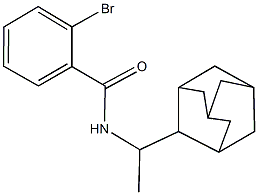 N-[1-(2-adamantyl)ethyl]-2-bromobenzamide Structure