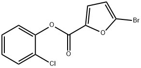 2-chlorophenyl 5-bromo-2-furoate Struktur