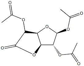 2,6-bis(acetyloxy)-5-oxohexahydrofuro[3,2-b]furan-3-yl acetate,494864-96-9,结构式