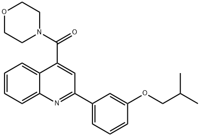 496017-05-1 isobutyl 3-[4-(4-morpholinylcarbonyl)-2-quinolinyl]phenyl ether