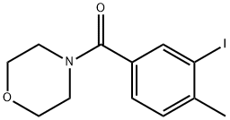 4-(3-iodo-4-methylbenzoyl)morpholine Structure