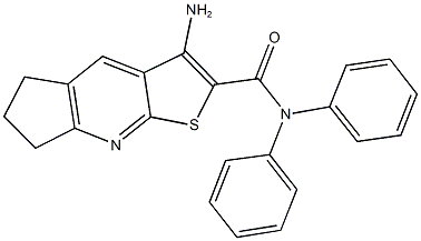 496785-85-4 3-amino-N,N-diphenyl-6,7-dihydro-5H-cyclopenta[b]thieno[3,2-e]pyridine-2-carboxamide
