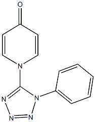 1-(1-phenyl-1H-tetraazol-5-yl)-4(1H)-pyridinone Structure