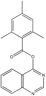 4-quinazolinyl 2,4,6-trimethylbenzoate Structure