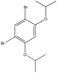 1,5-dibromo-2,4-diisopropoxybenzene Structure