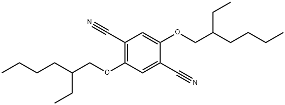 2,5-bis[(2-ethylhexyl)oxy]terephthalonitrile Structure