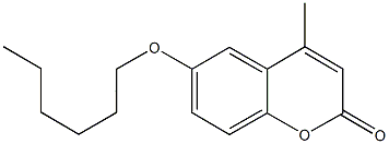 6-(hexyloxy)-4-methyl-2H-chromen-2-one Structure