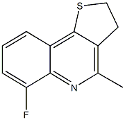 6-fluoro-4-methyl-2,3-dihydrothieno[3,2-c]quinoline Structure