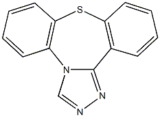 dibenzo[b,f][1,2,4]triazolo[4,3-d][1,4]thiazepine Structure