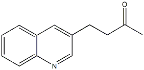 4-(喹啉-3-基)丁烷-2-酮, 497867-84-2, 结构式