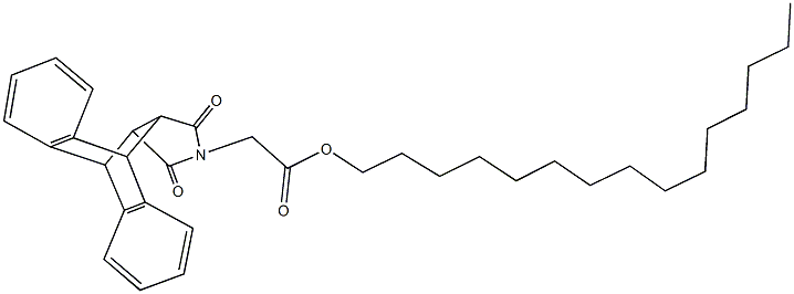 pentadecyl (16,18-dioxo-17-azapentacyclo[6.6.5.0~2,7~.0~9,14~.0~15,19~]nonadeca-2,4,6,9,11,13-hexaen-17-yl)acetate|
