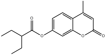 4-methyl-2-oxo-2H-chromen-7-yl 2-ethylbutanoate,499197-15-8,结构式