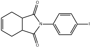 2-(4-iodophenyl)-3a,4,7,7a-tetrahydro-1H-isoindole-1,3(2H)-dione Structure