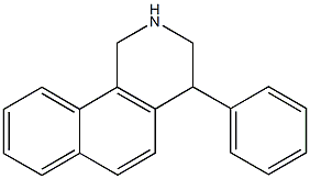 4-phenyl-1,2,3,4-tetrahydrobenzo[h]isoquinoline 结构式